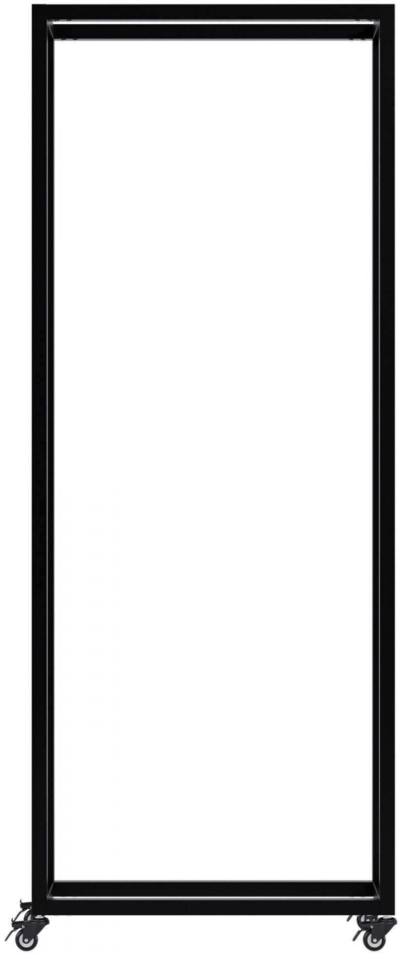 Kaminholzständer Hilta 25x60x150 cm, schwarz