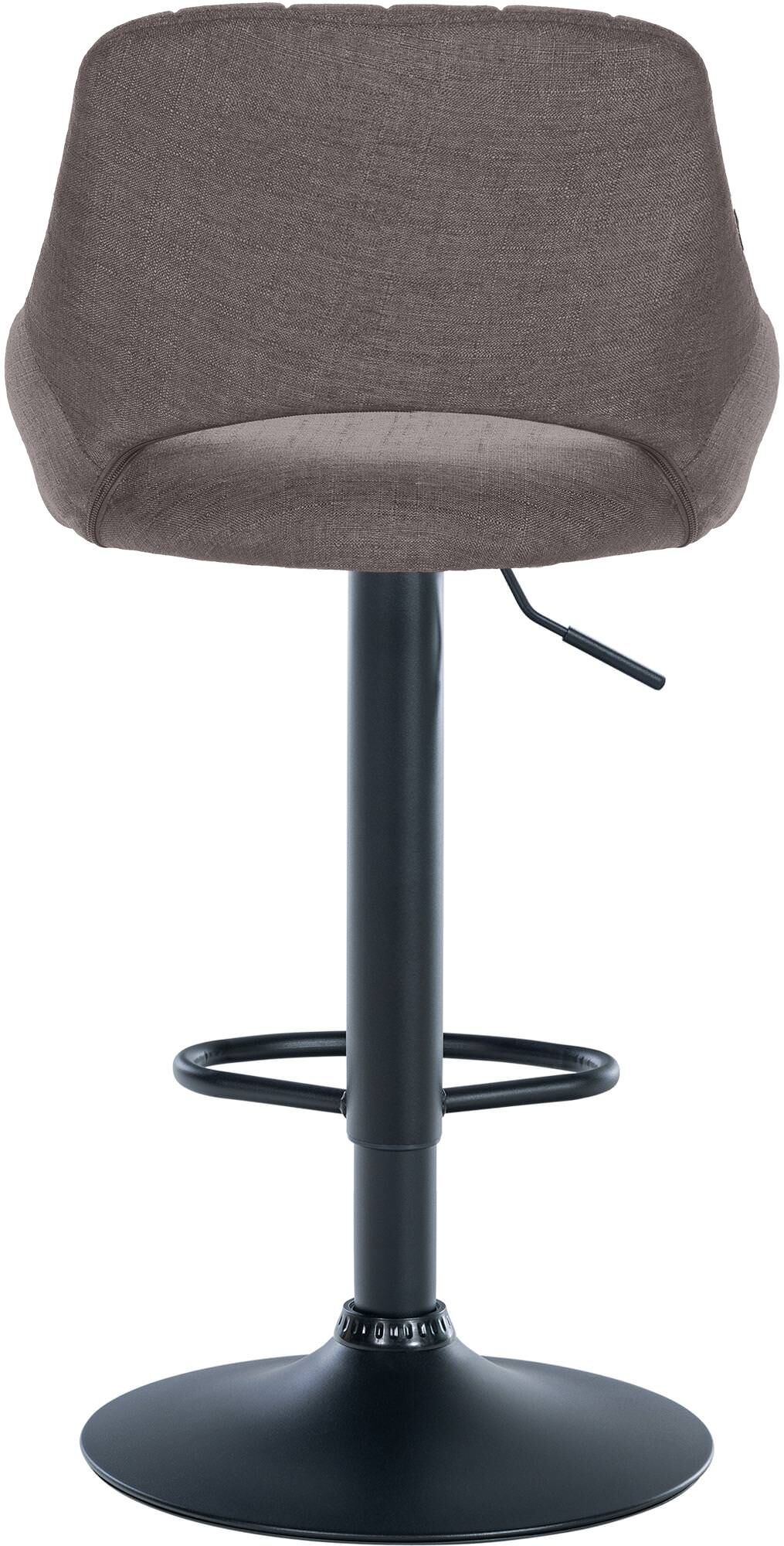 2er Set Barhocker Milet Stoff B, dunkelgrau