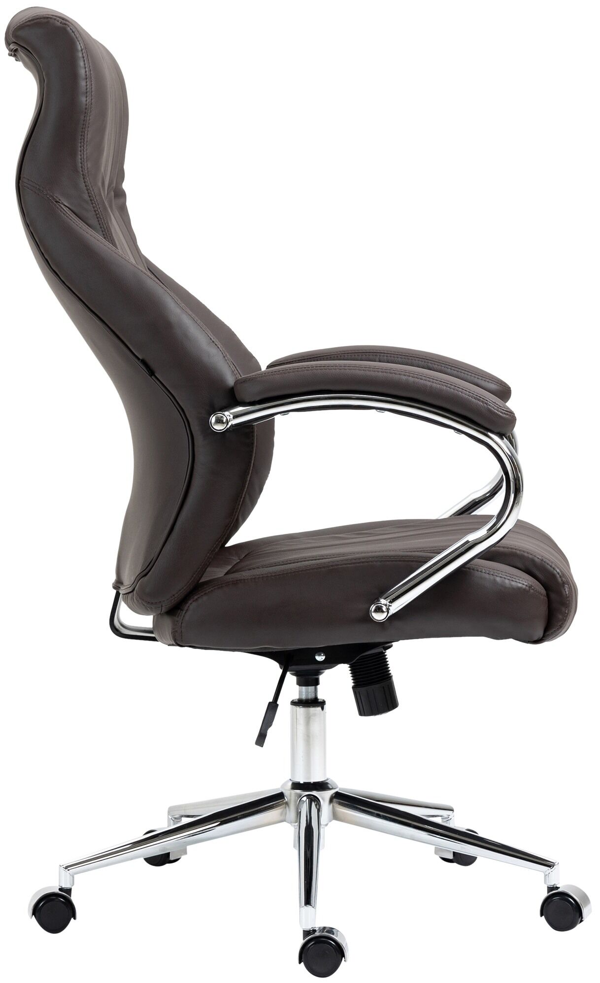 Bürostuhl Wigan Echtleder, braun