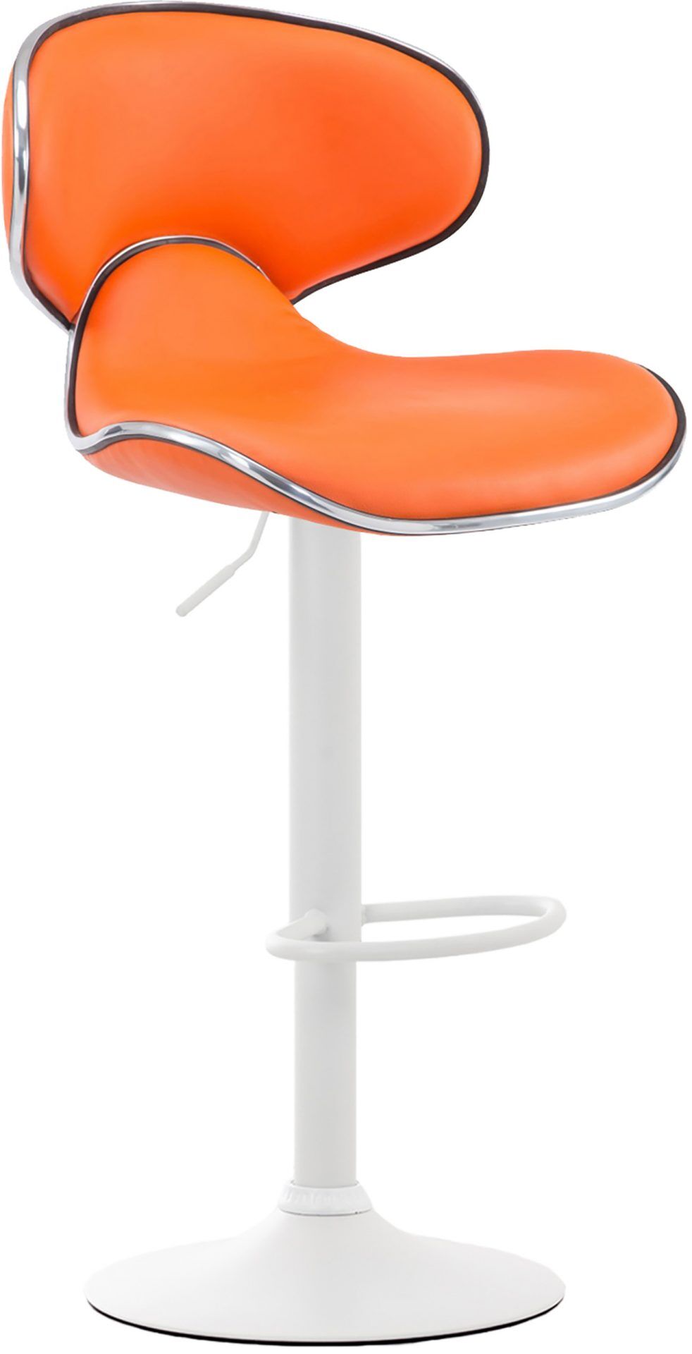 Barhocker Las Vegas V2 weiß, orange