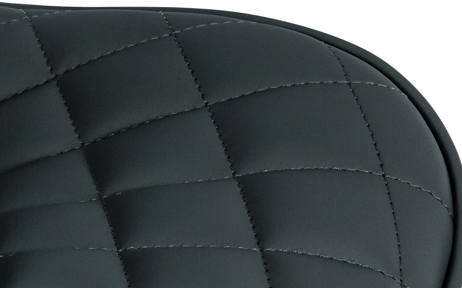 2er Set Barhocker Minosa Kunstleder, schwarz