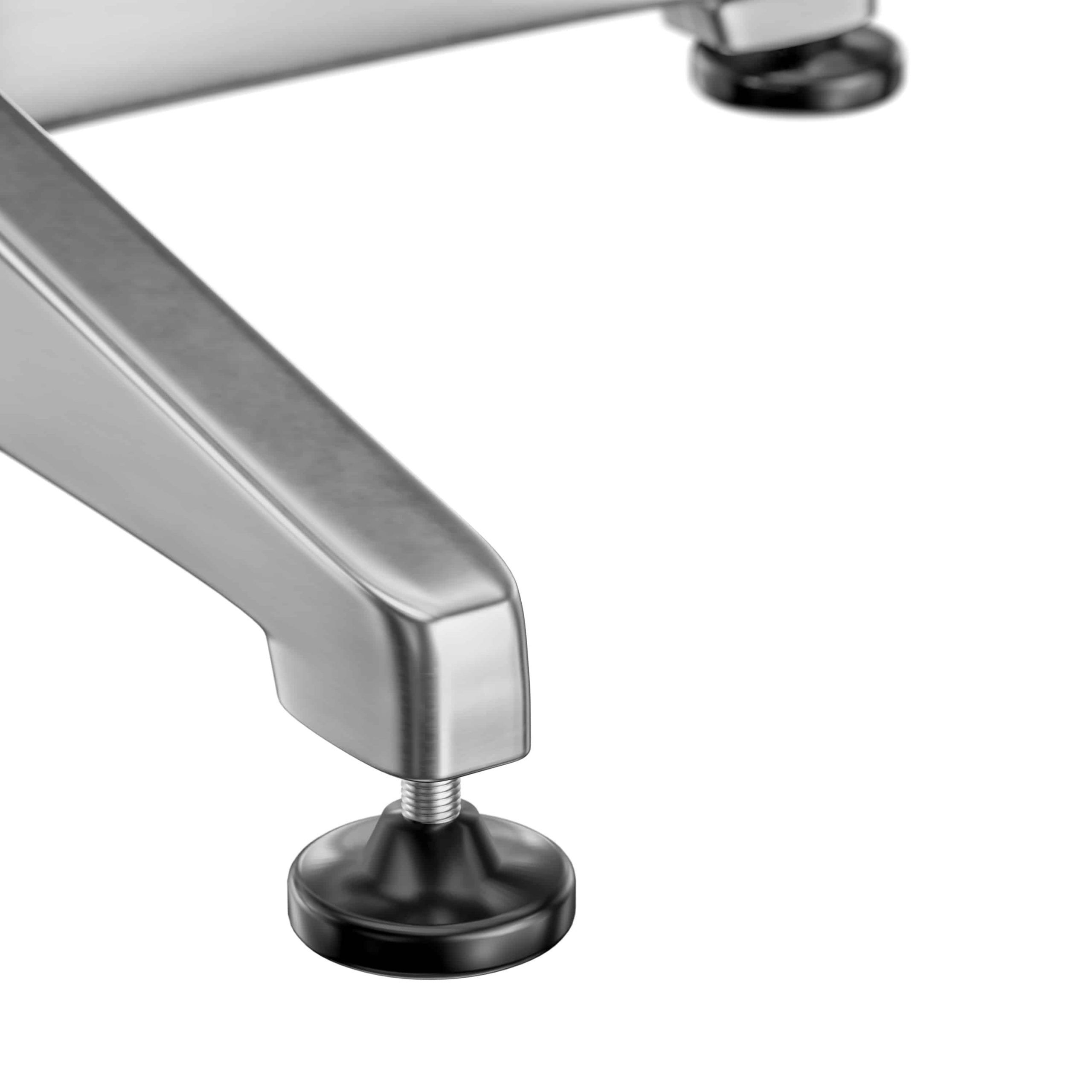 Stehtisch Ø60cm Alu höhenverstellbar Silber