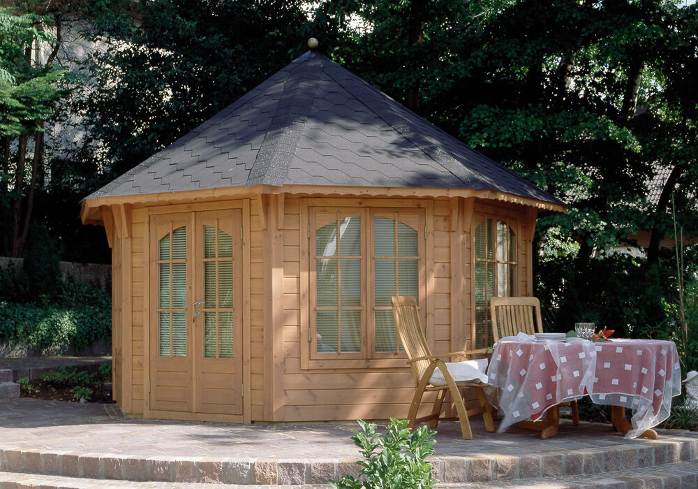 Pavillon Roma 13 m2, schwarz