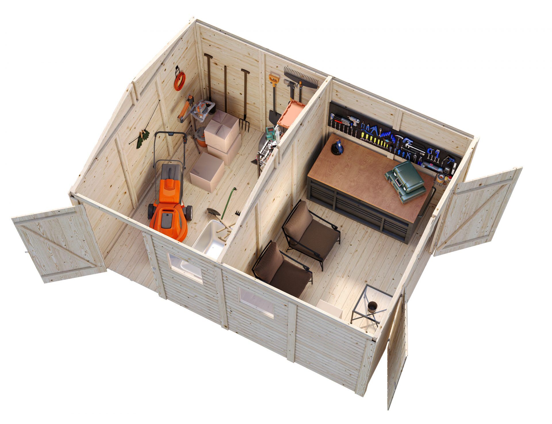 Palmako Gerätehaus Dan 9,9 m²
