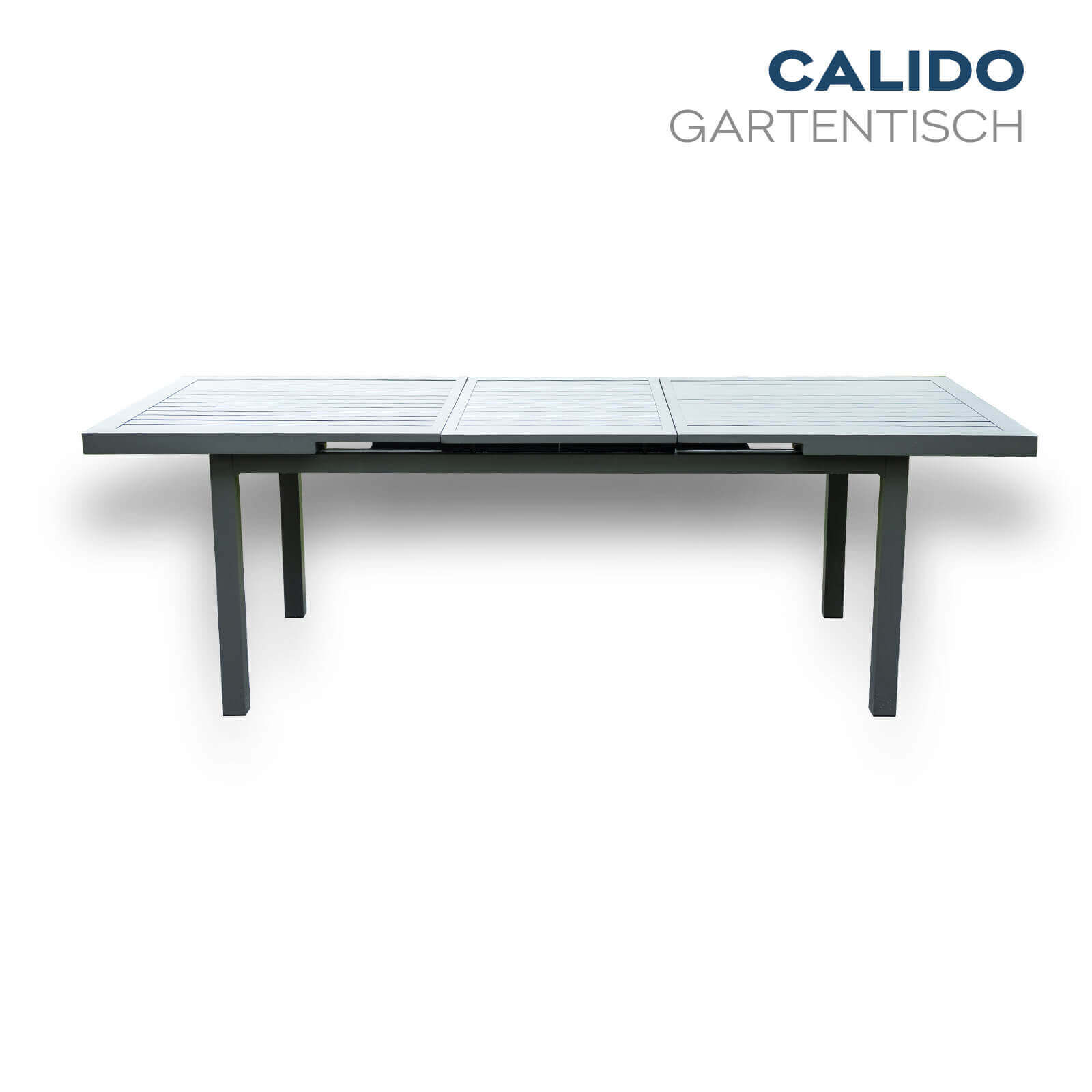 Garten-Sitzgruppe CALIDO MADERA inklusive ausziehbarer Gartentisch + 10 Stühlen