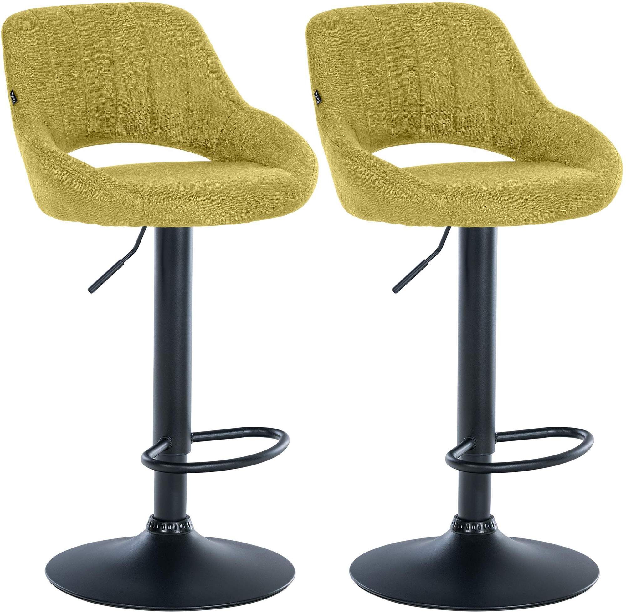 2er Set Barhocker Milet Stoff B, grün