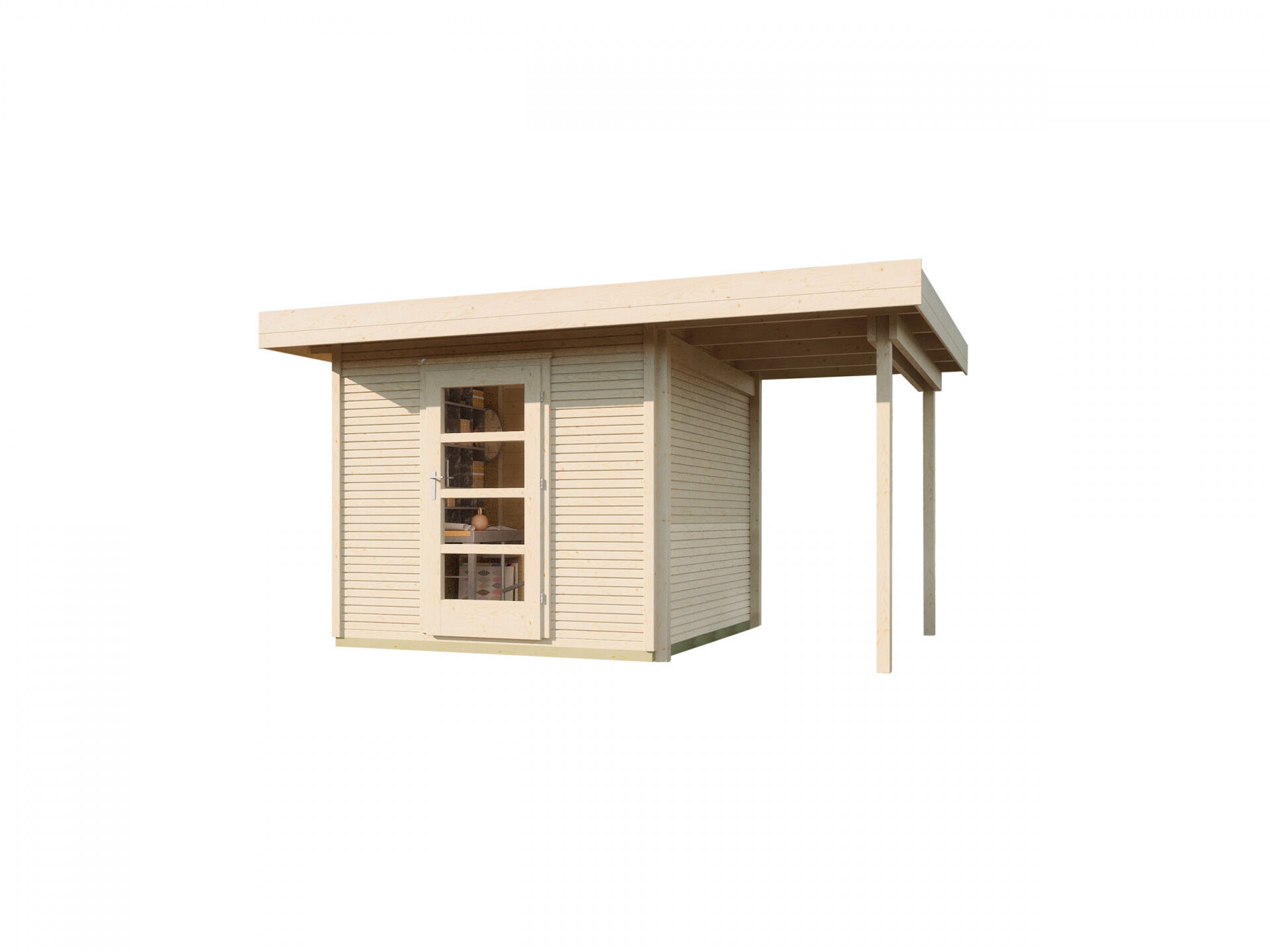 weka Design-Gartenhaus wekaLine 172 A 4,0x2,8m