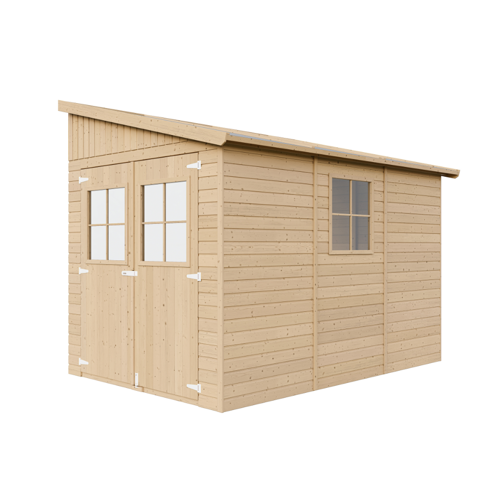 Gerätehaus Ida M339 – Holz Gartenhaus 201 x 297 cm – 6 m2