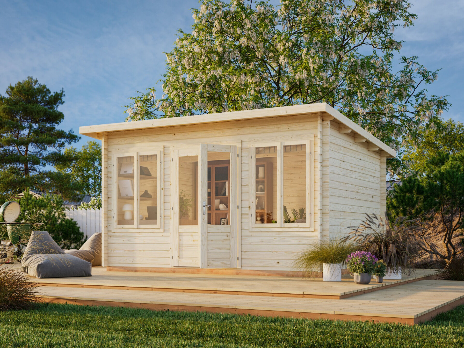 Palmako Pultdach Gartenhaus Lisa 11,5 m²