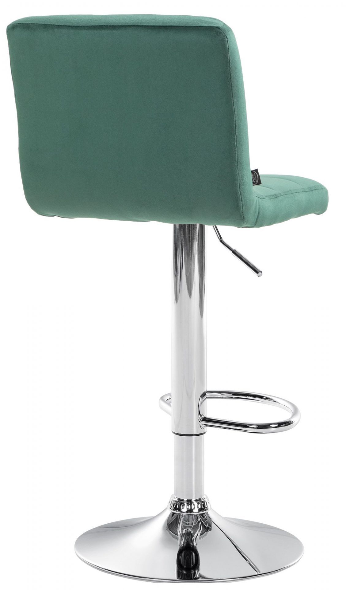 2er Set Barhocker Peru Samt chrom, grün