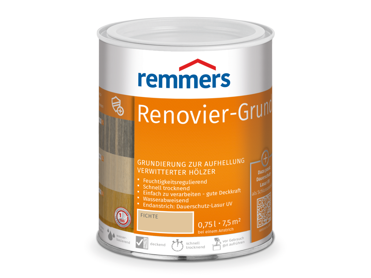 Remmers Renovier-Grund 0.75 l fichte