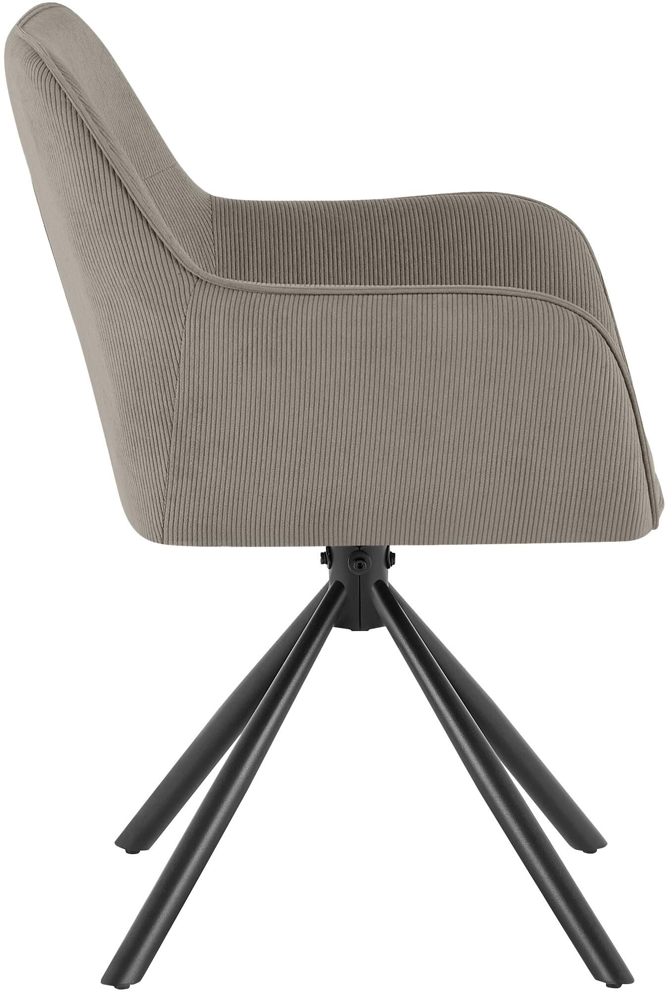 Stuhl Tipton Cord, taupe