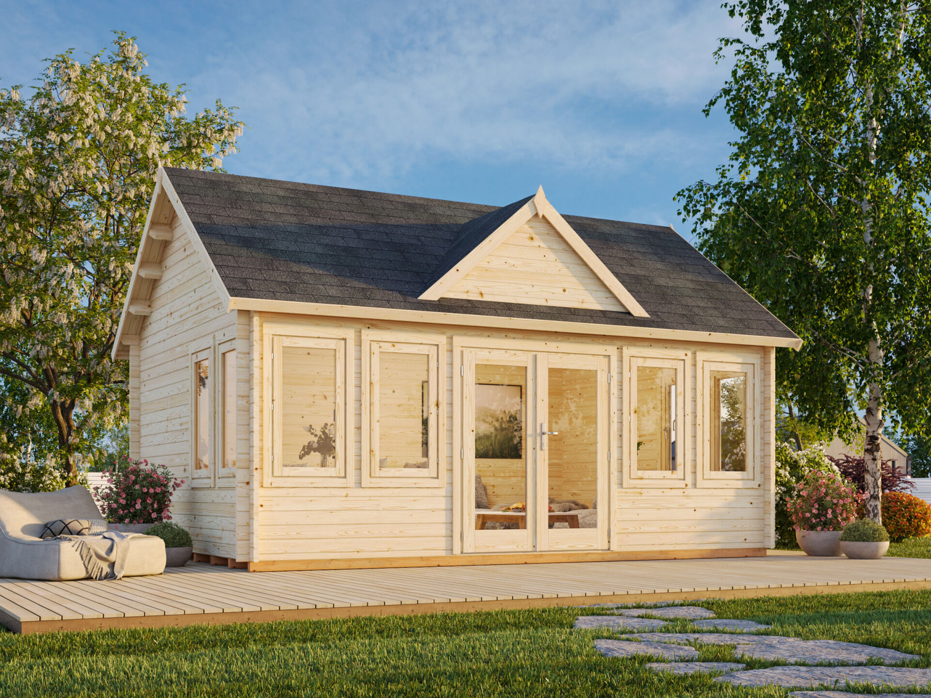 Palmako Gartenhaus Claudia 19,4 m²