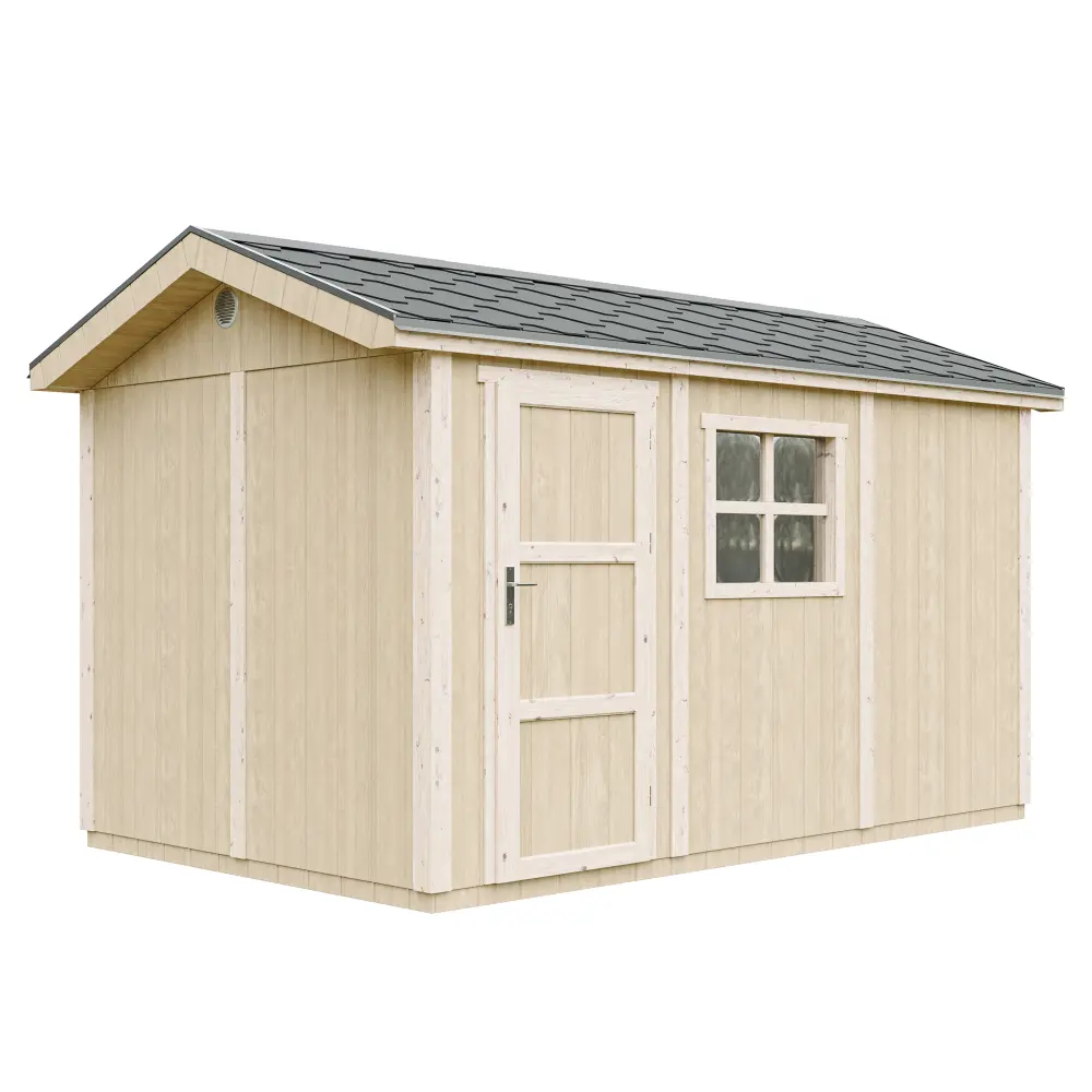 Gartenhaus Polly 2 mit LP® SmartSide® M914 – 236 x 368 cm – 9 m2