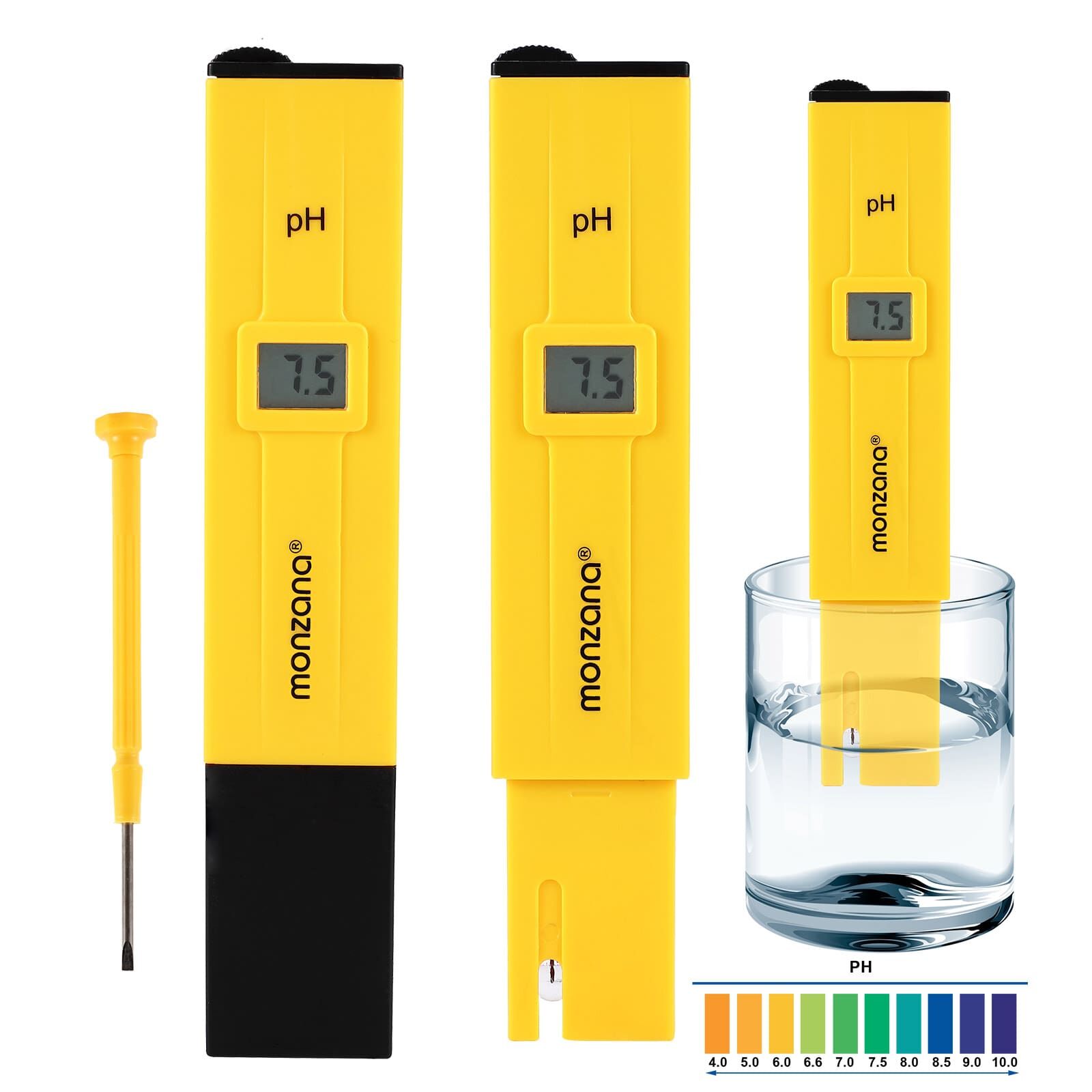 PH Wassertester mit LCD Anzeige Batterie