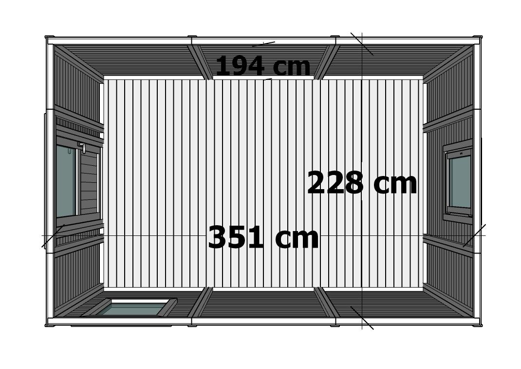 Pipowagen Bauwagen Zirkuswagen Tinyhaus 3,6m