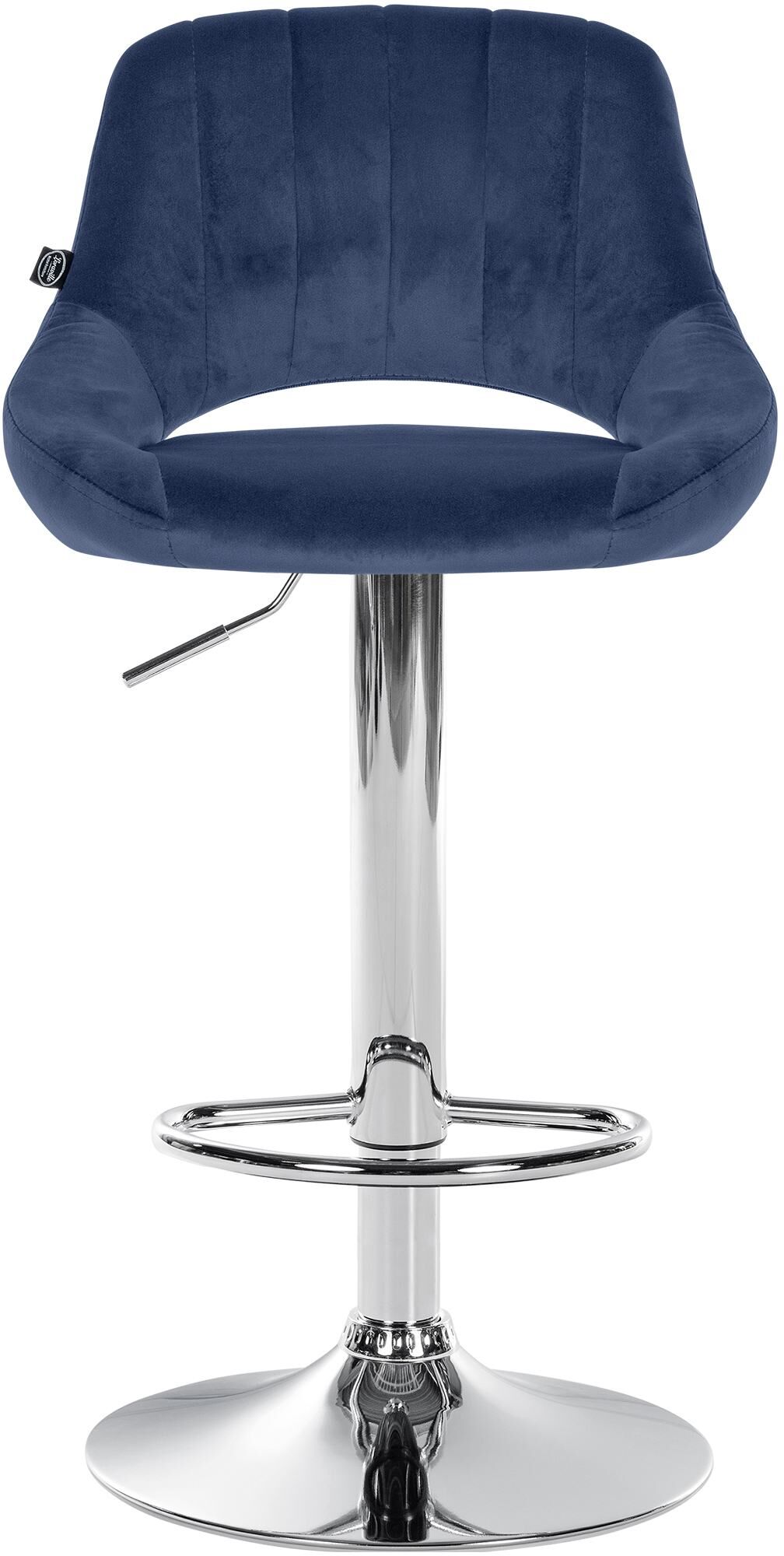 2er Set Barhocker Milet Samt C, blau