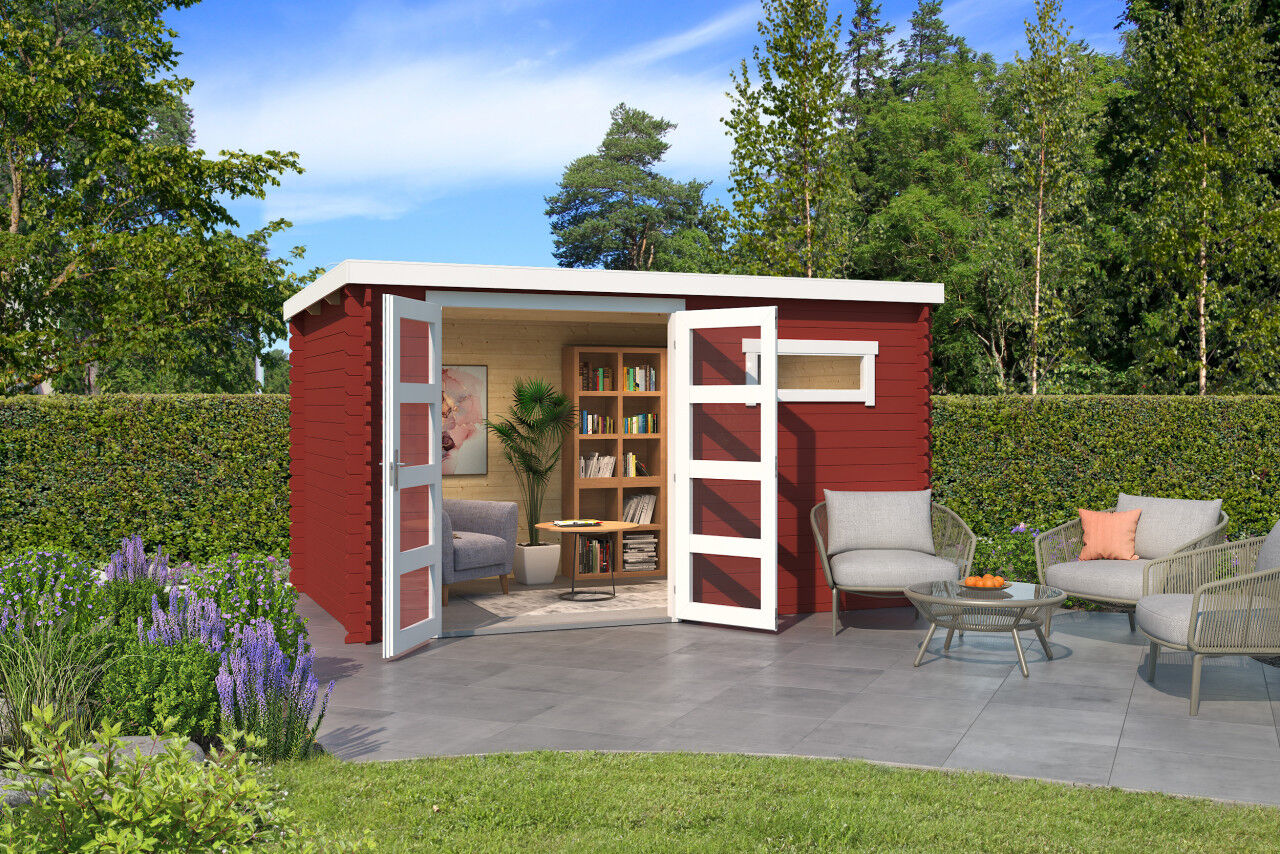 Lasita Maja Pultdach Gartenhaus Augusta