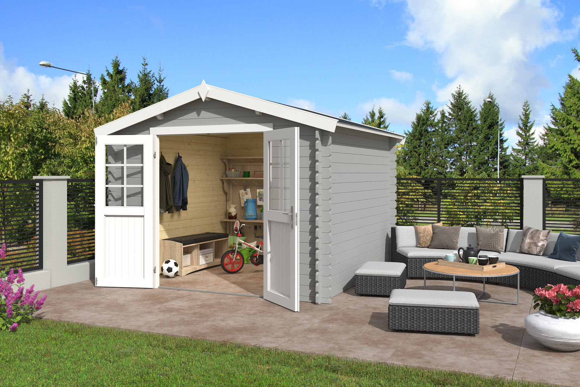 Lasita Maja Gerätehaus Norah 275