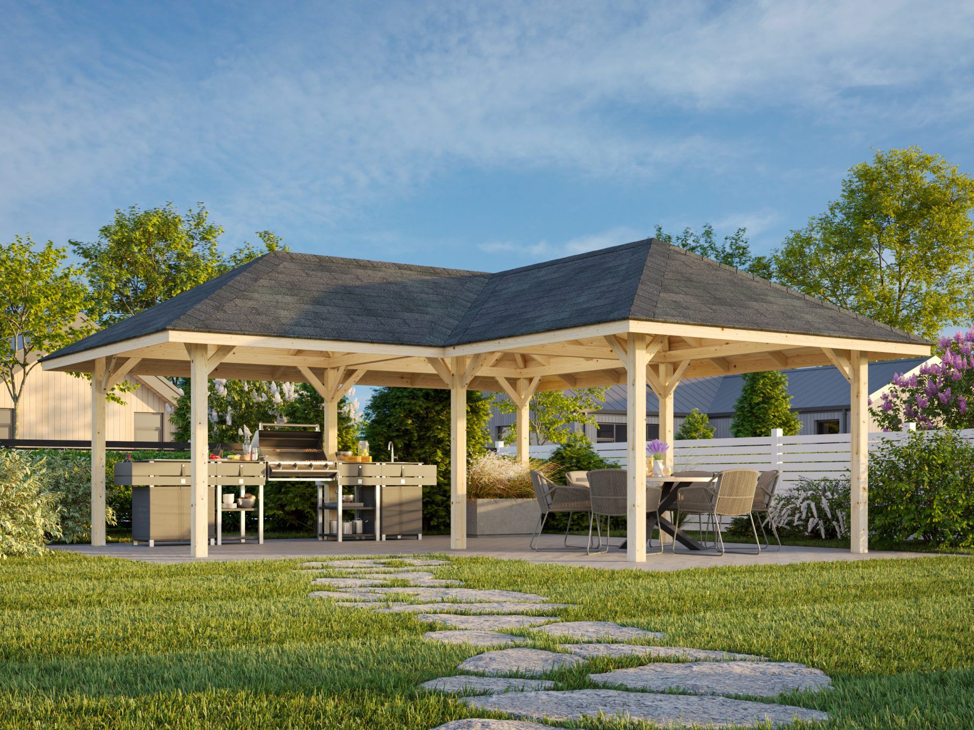 Palmako Pavillon Bianca 24,9 m2