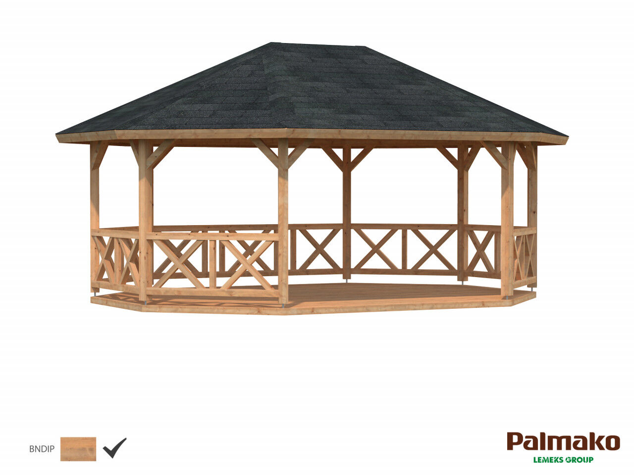 Palmako Pavillon Betty 25,0 m²