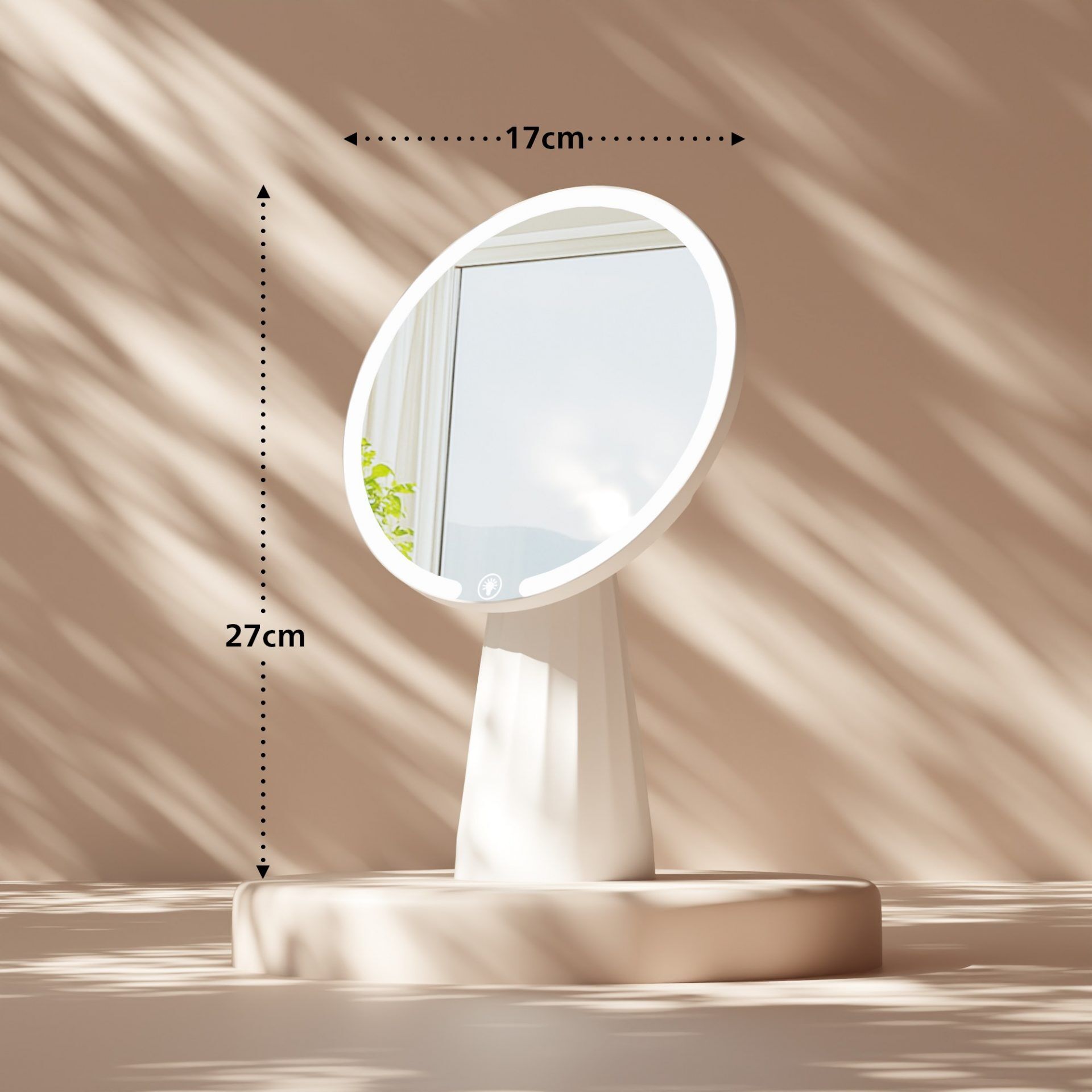 Schminkspiegel Carrey, weiß