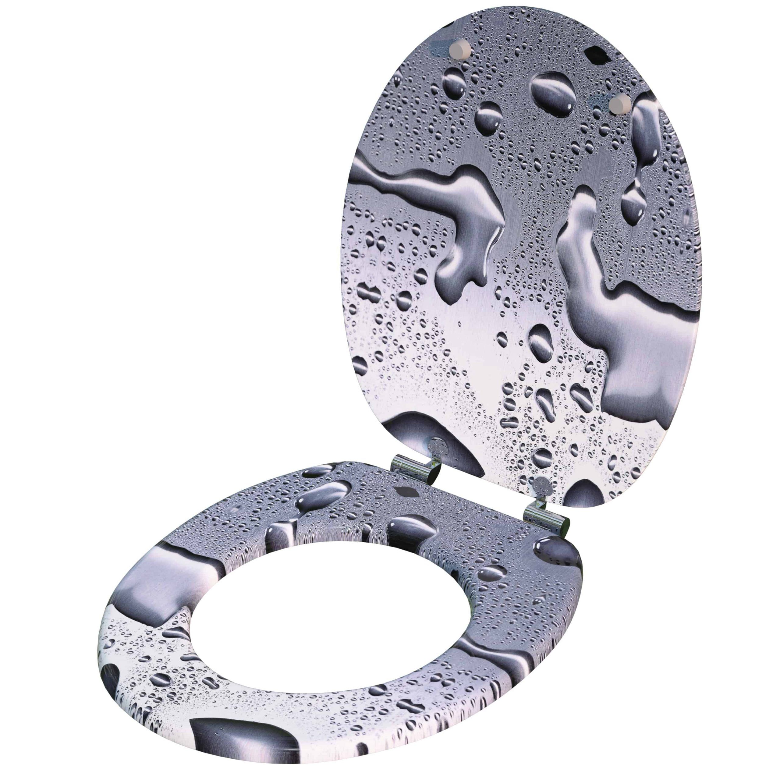 Toilettensitz Waterdrops mit Absenkautomatik