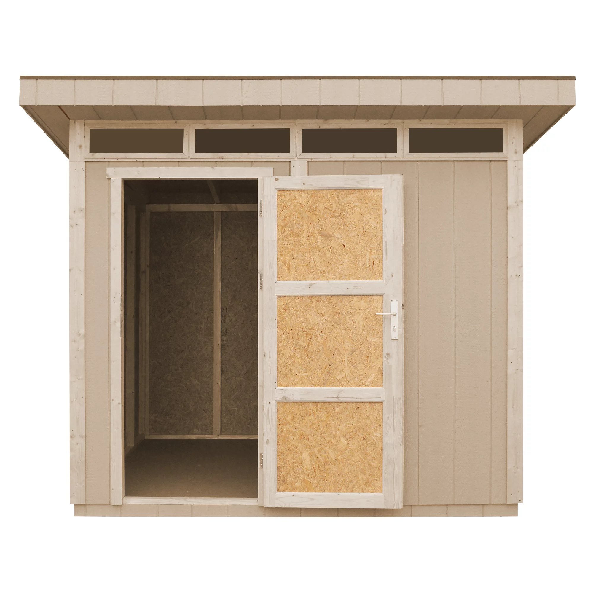 Pultdach Gartenhaus Norge 4 mit LP® SmartSide® M903 – 250 x 236 cm – 6 m2