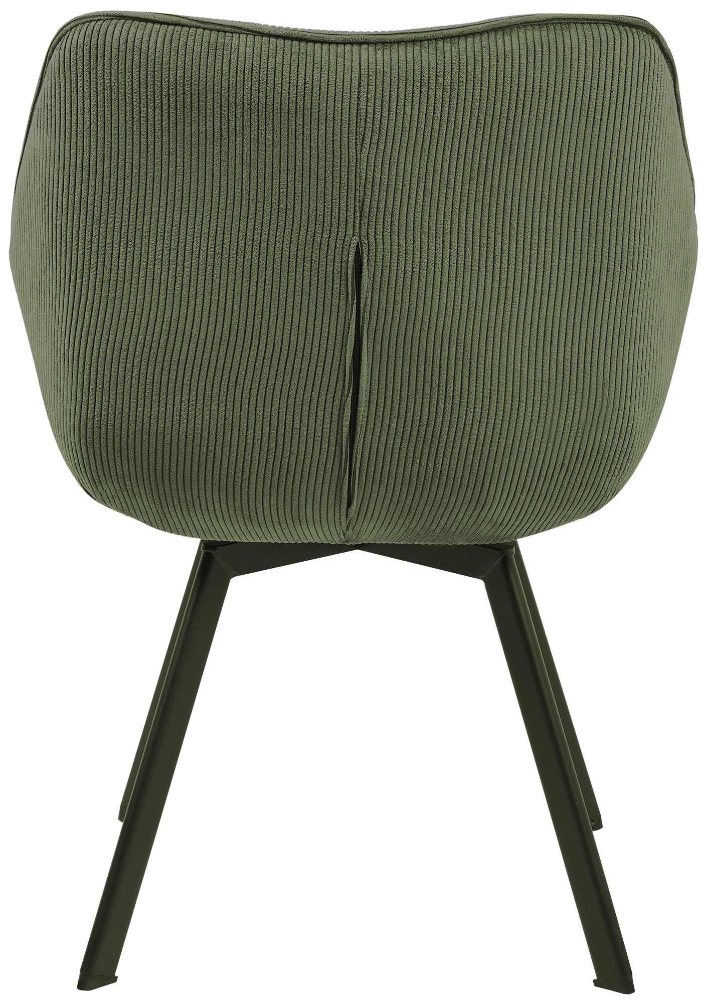 Esszimmerstuhl Jordi Cord, grün