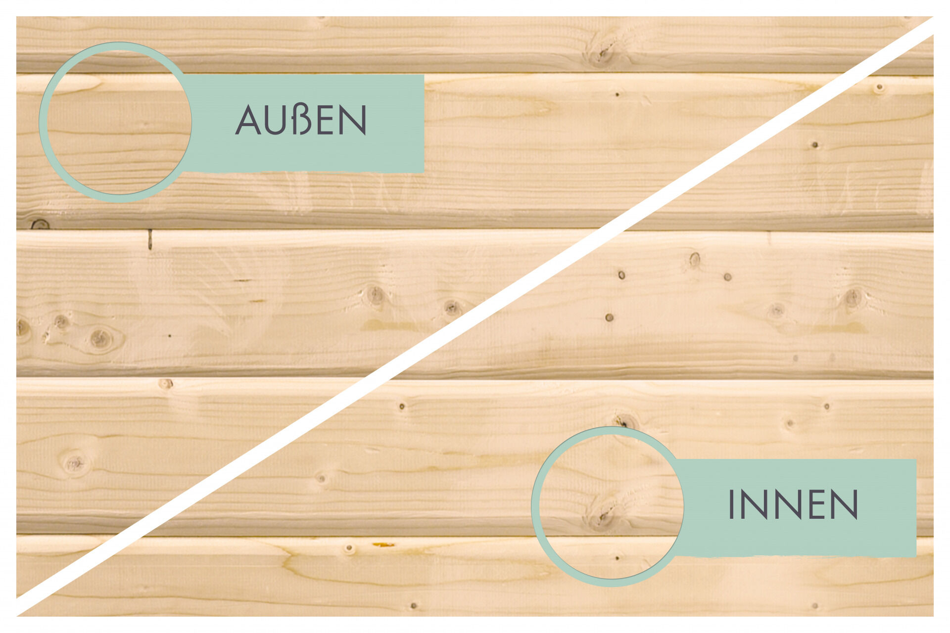 Karibu Pultdach Holz & Metall Gartenhaus Pluto 6, naturbelassen / graualuminium