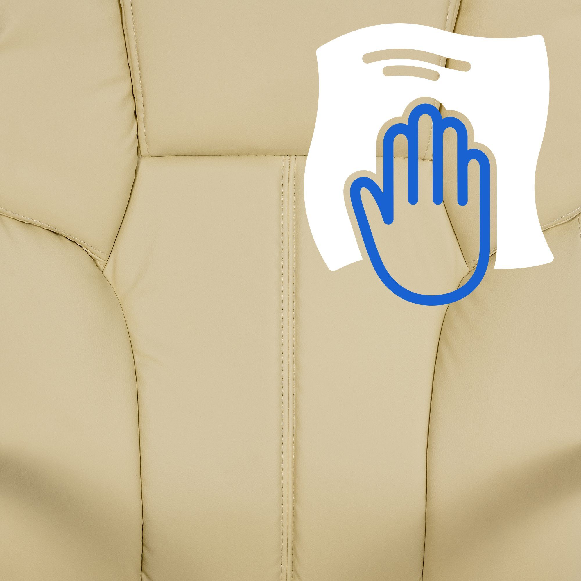 Bürostuhl BIG Xanthos, creme