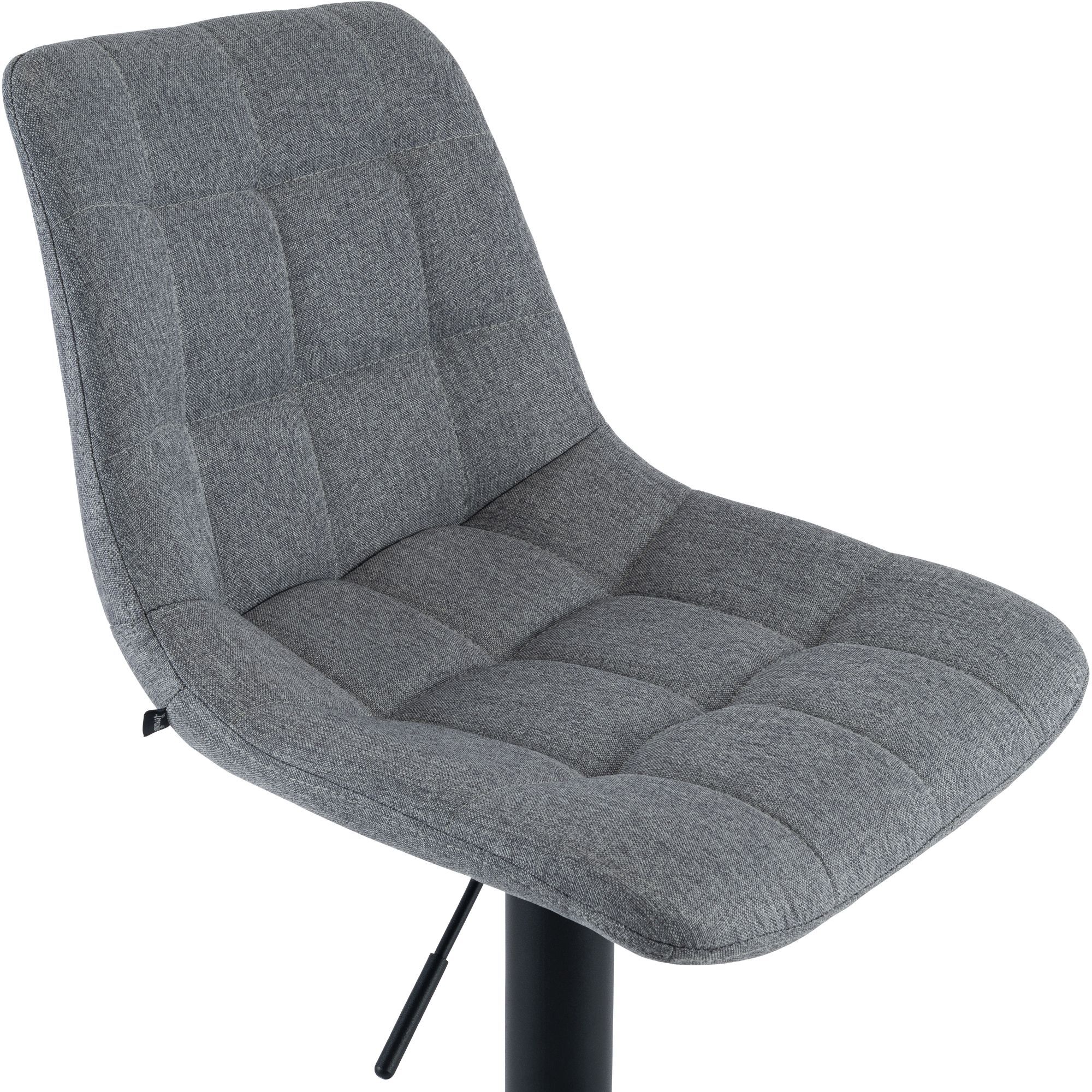 Barhocker Mapun Stoff, grau