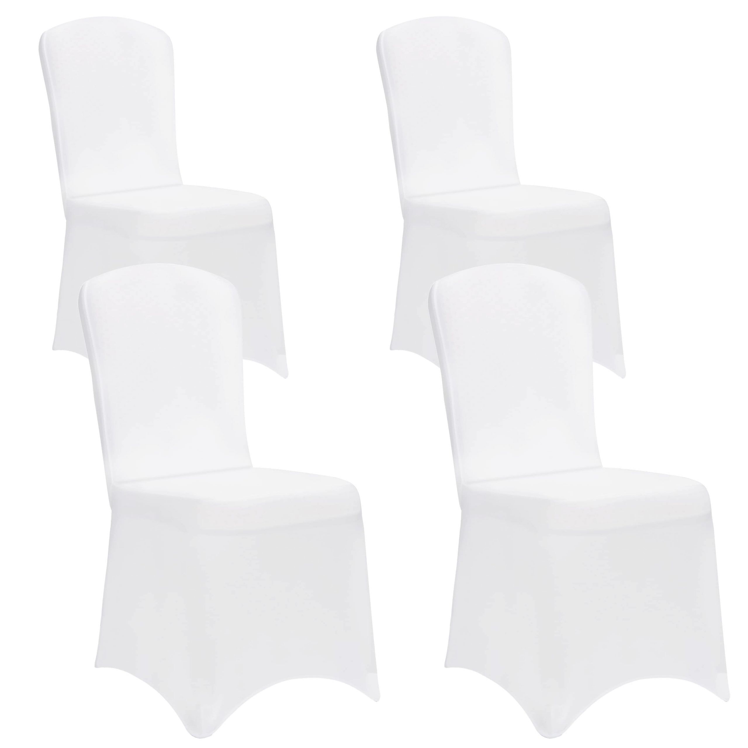 Stuhlhusse 4er-Set Weiß OEKO-TEX®
