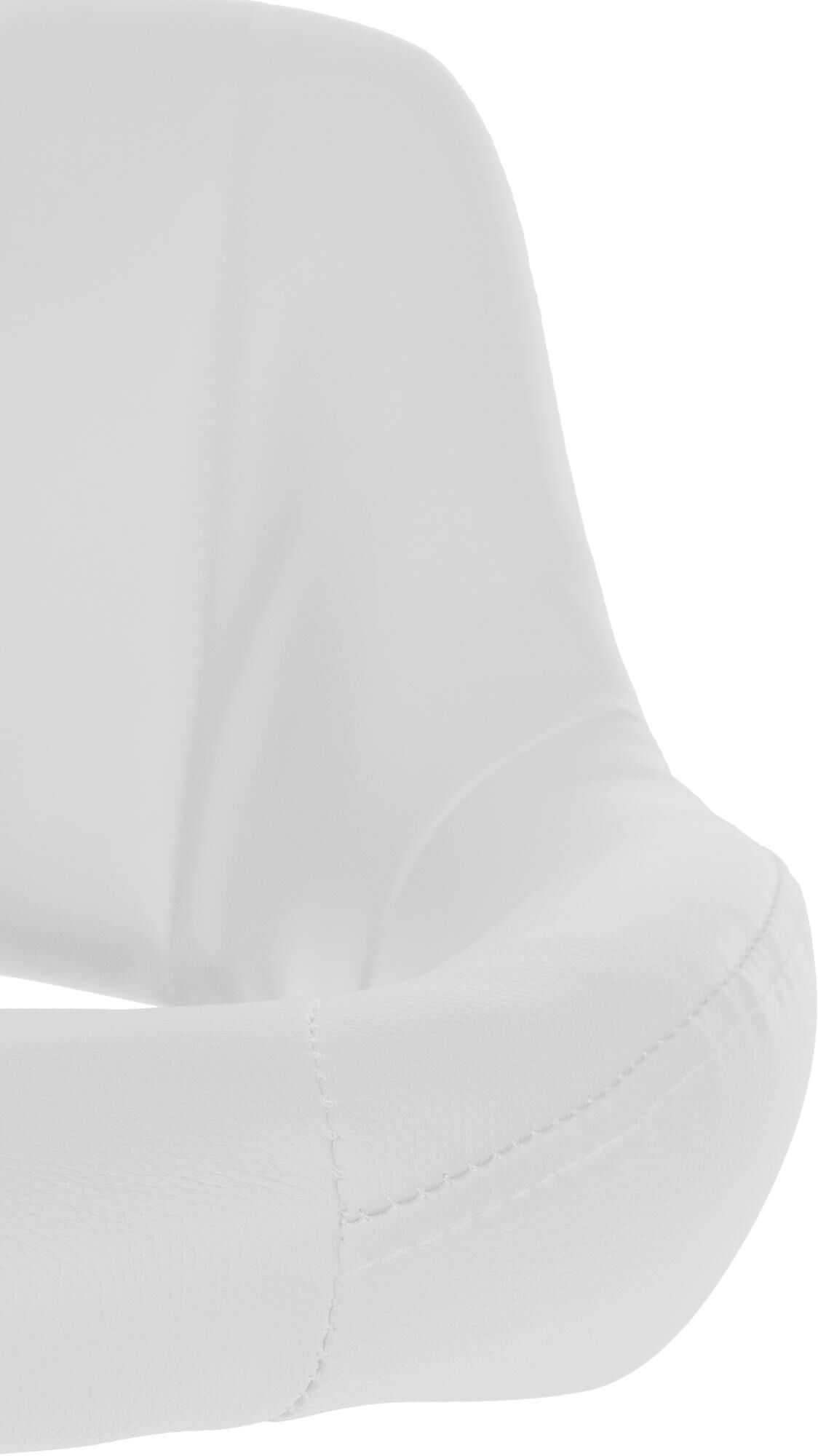 Barhocker Milet Kunstleder gold, weiß