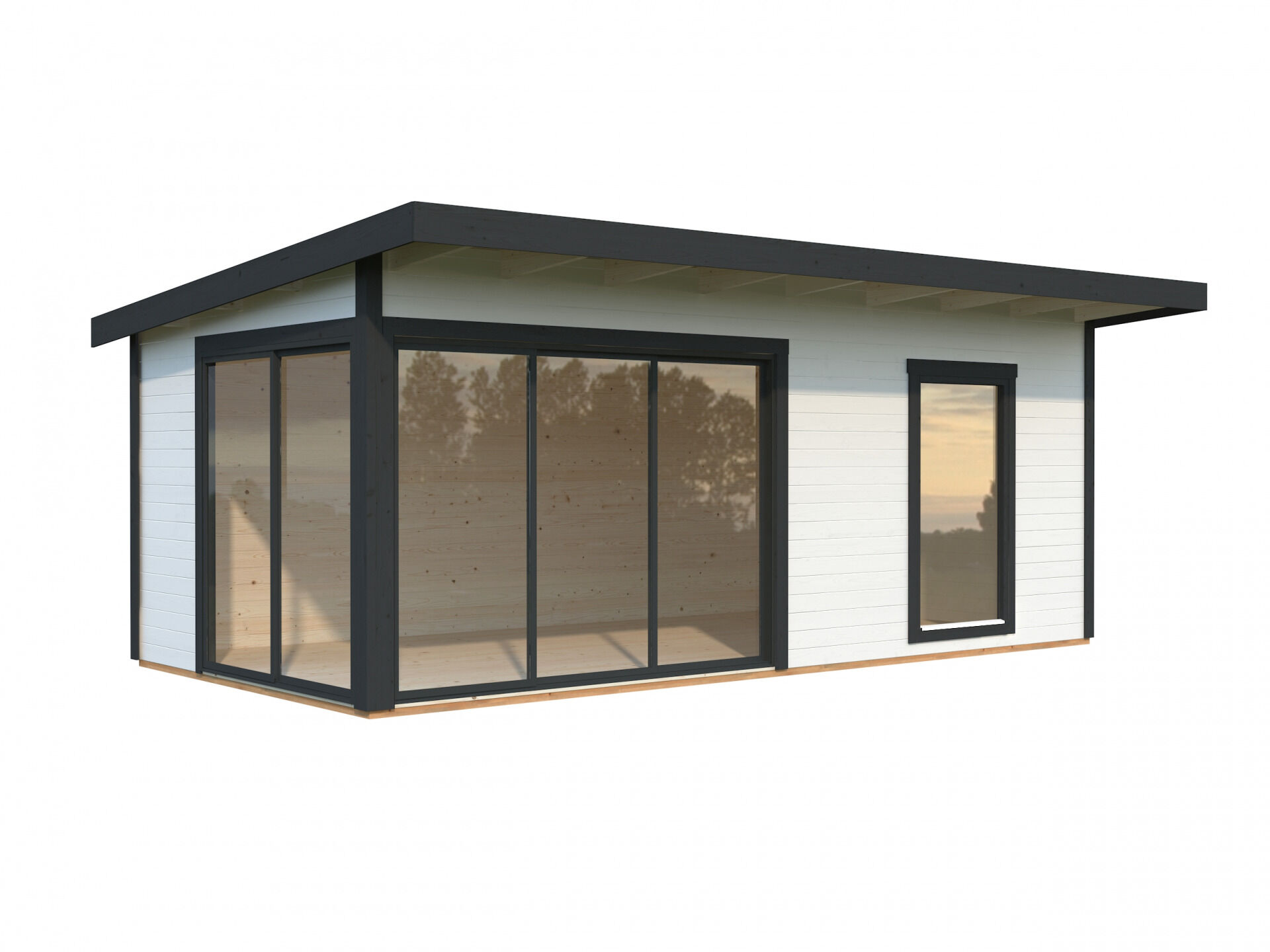 Palmako Pultdach Gartenhaus Andrea 17,1 m² Slide