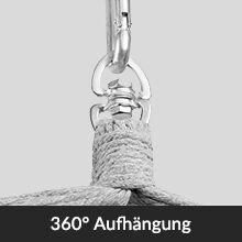 Hängesessel Anthrazit 170x100x150cm