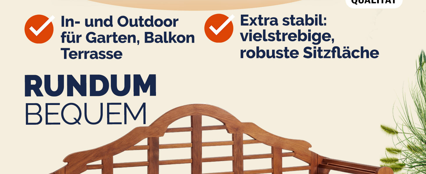 Gartenbank Marlboro Eukalyptusholz FSC®-zertifiziert 135x52x100cm