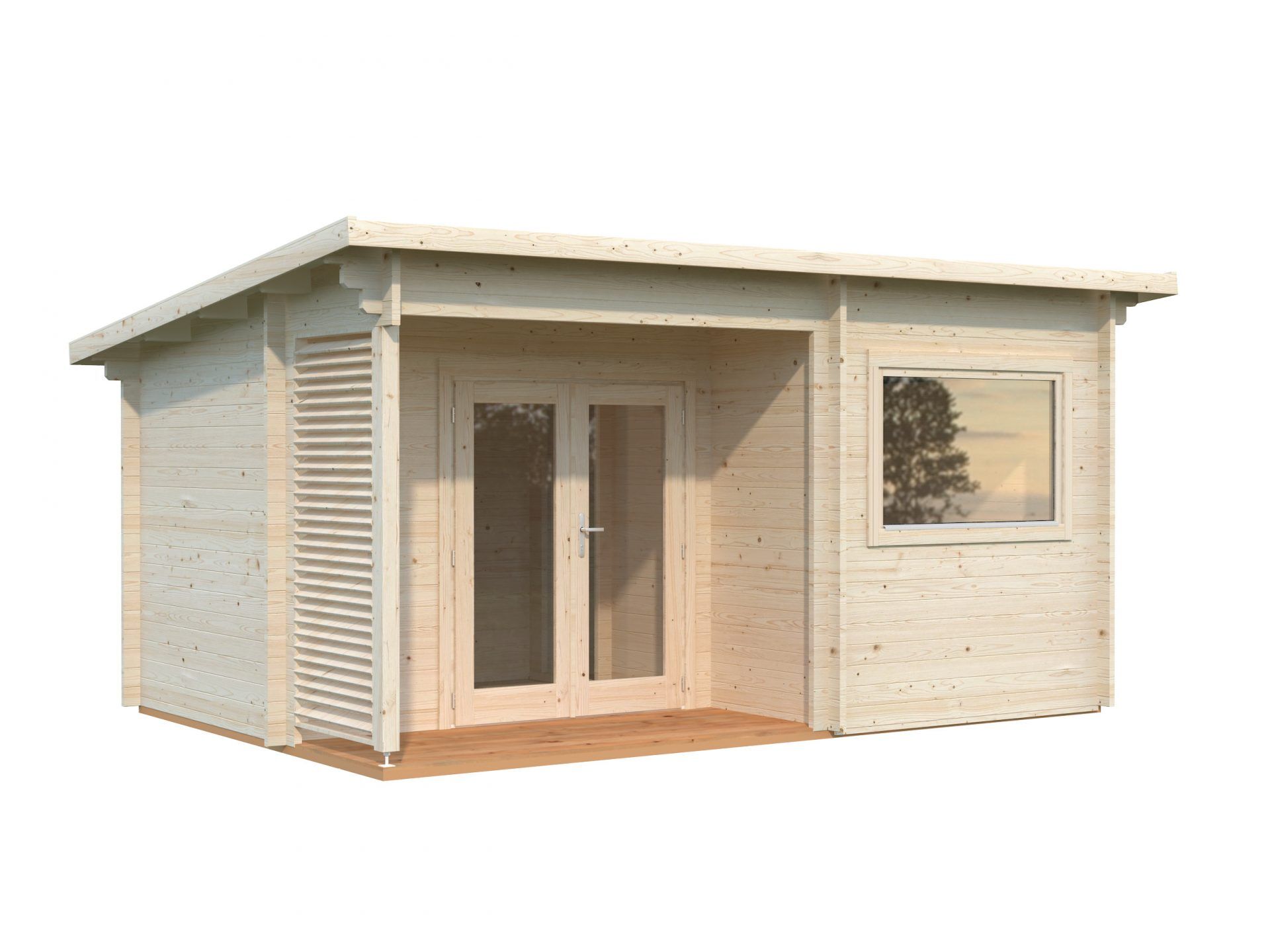 Palmako Pultdach Saunahaus Sanna 11,5 m2