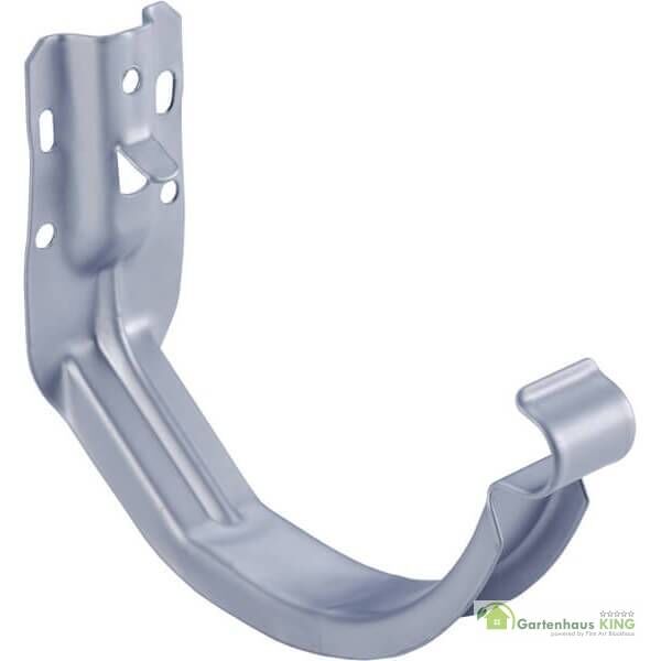 VERZINKTES Dachrinnen Set für Pultdach bis 5,1m Traufe