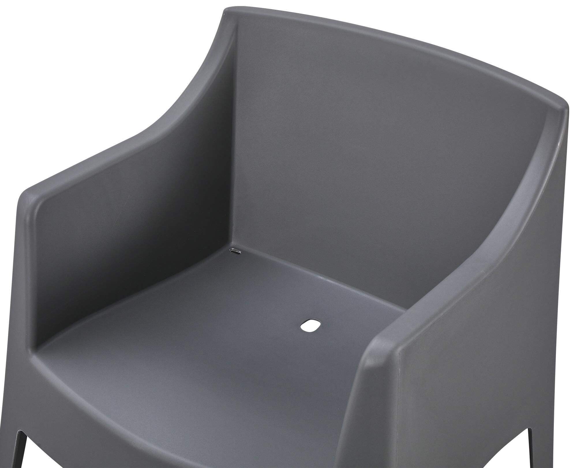 4er Set Stühle Bartal, dunkelgrau