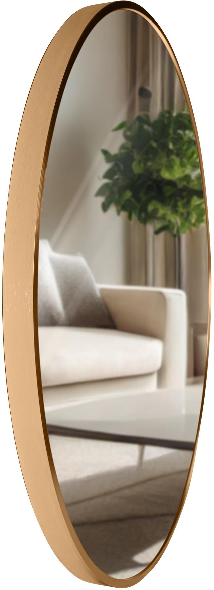 Wandspiegel Elsie L, gold matt