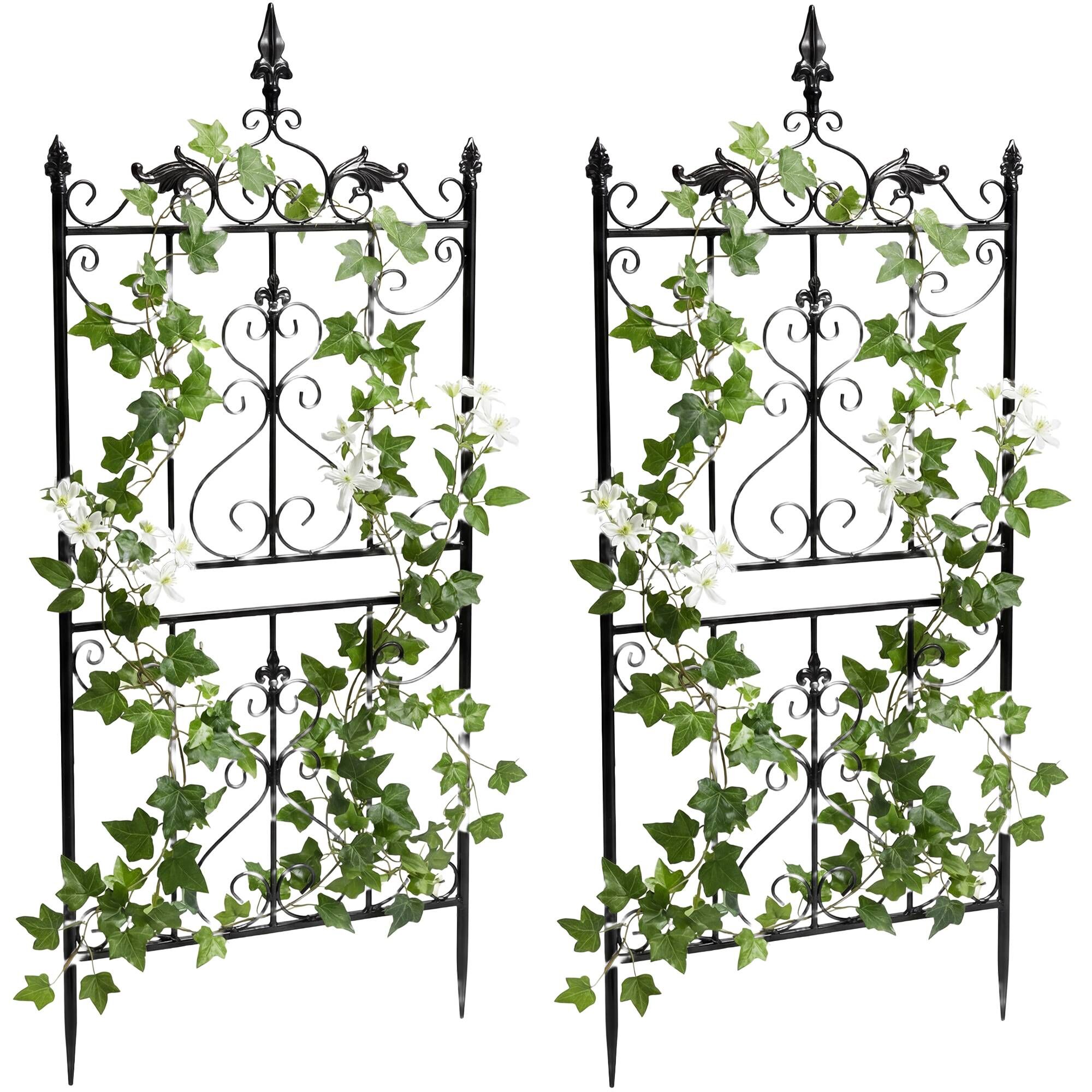 2er Set Rankgitter Myrte, anthrazit