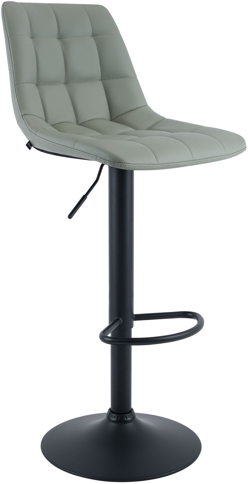 2er Set Barhocker Mapun Kunstleder, grau