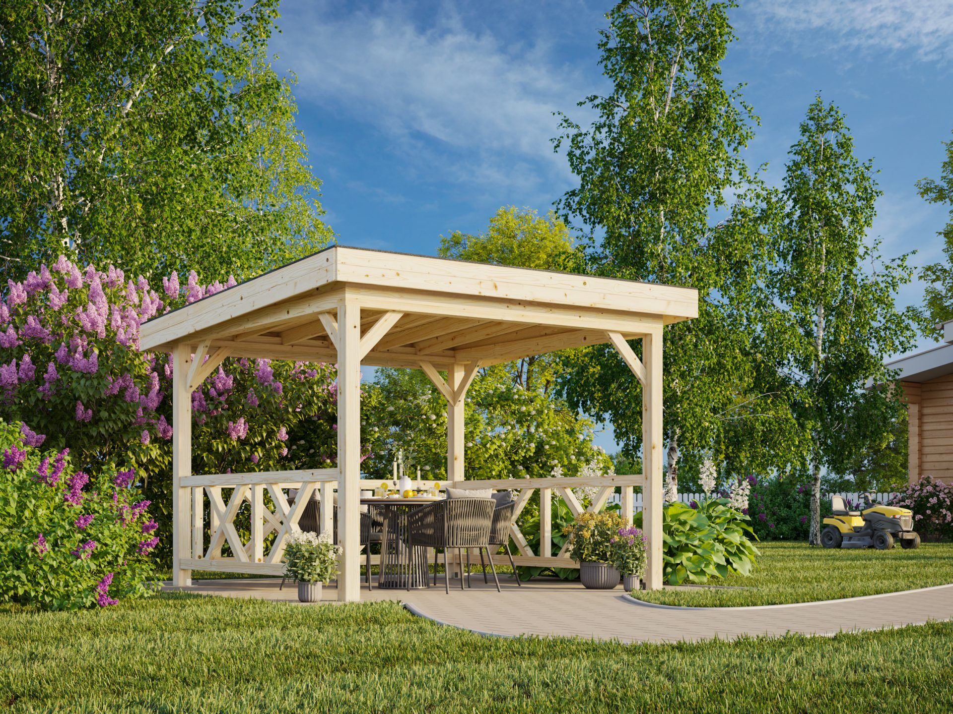 Palmako Pavillon Lenna 8,3 m2 Set 301