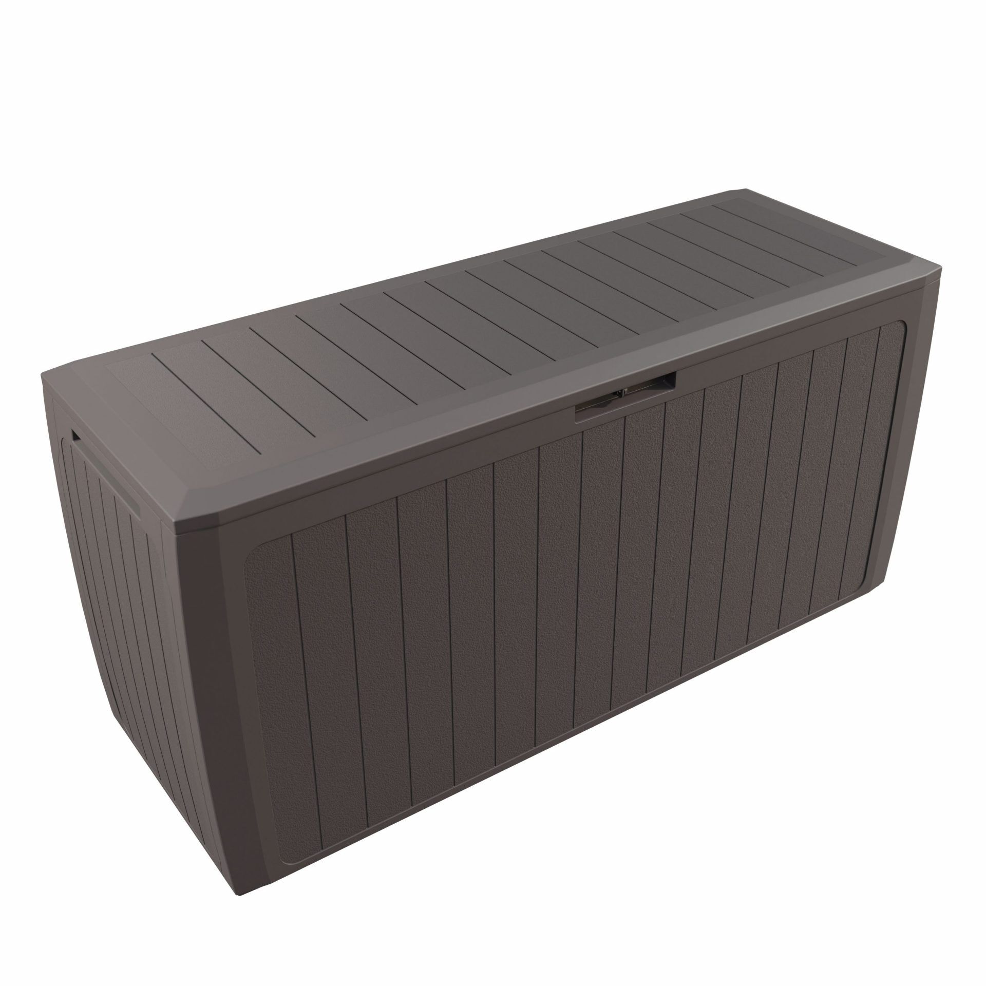 Gartenbox 290L Braun Board Plus mit Rollen wetterfest