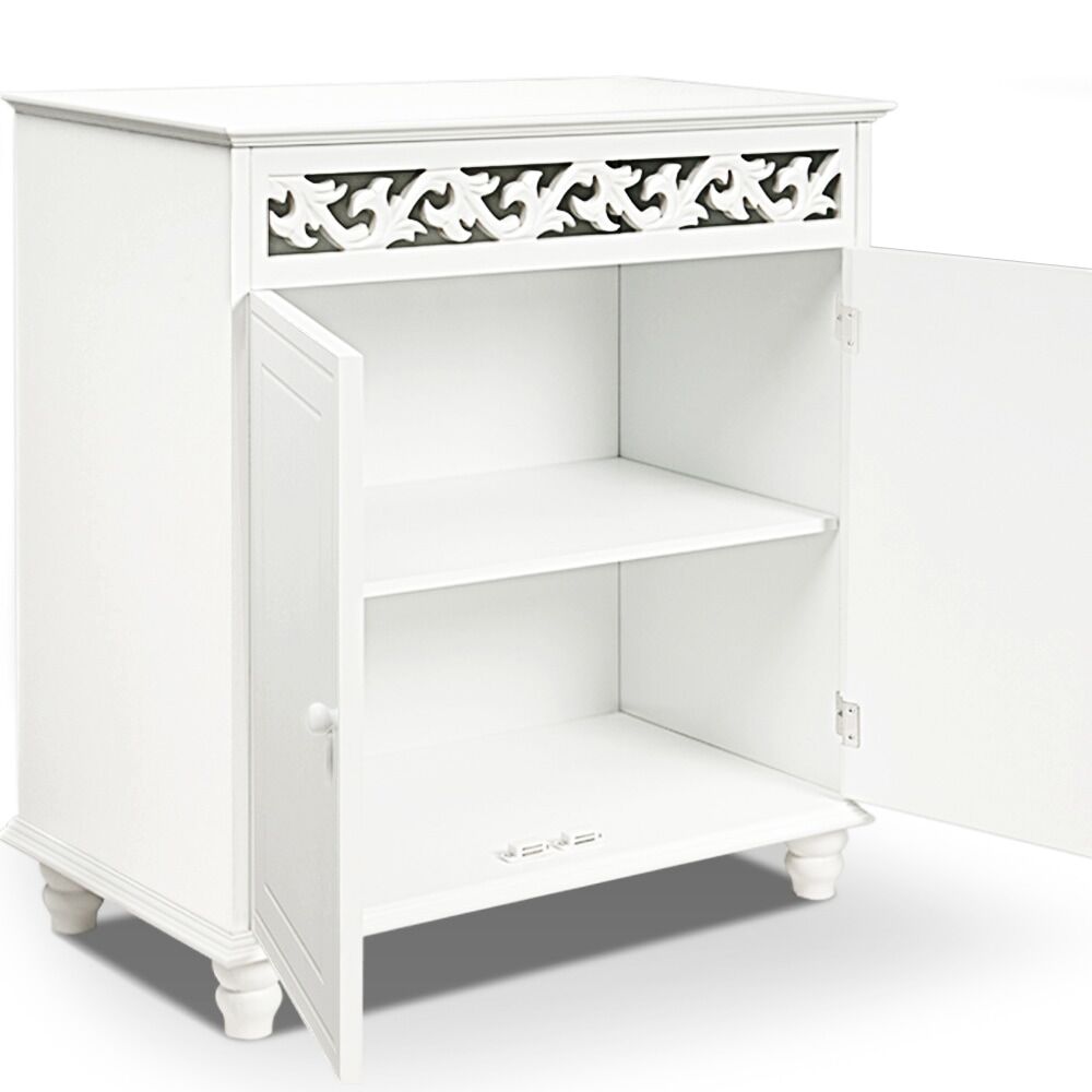 Kommode Jersey Weiß 76x65x35cm