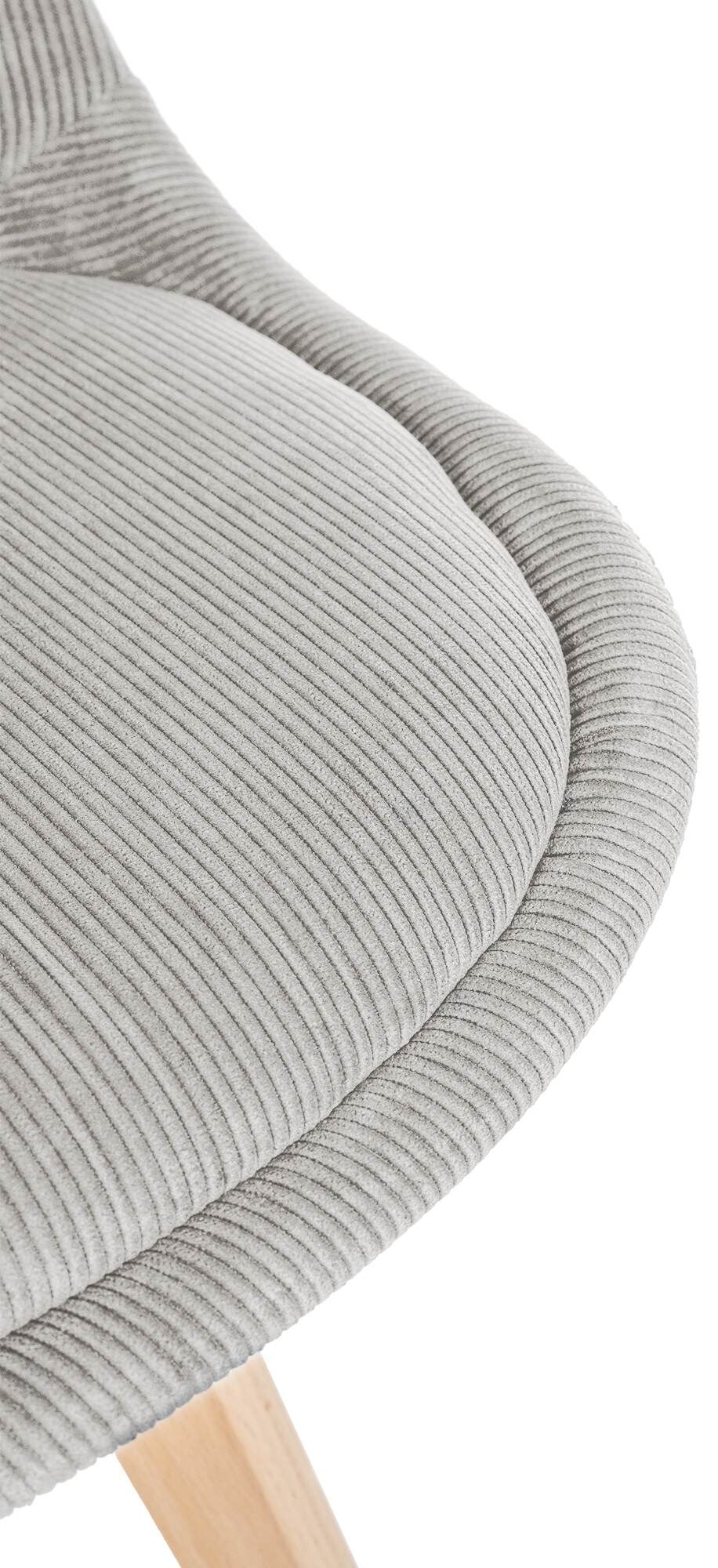 4er Set Stuhl Linares Cord, beige