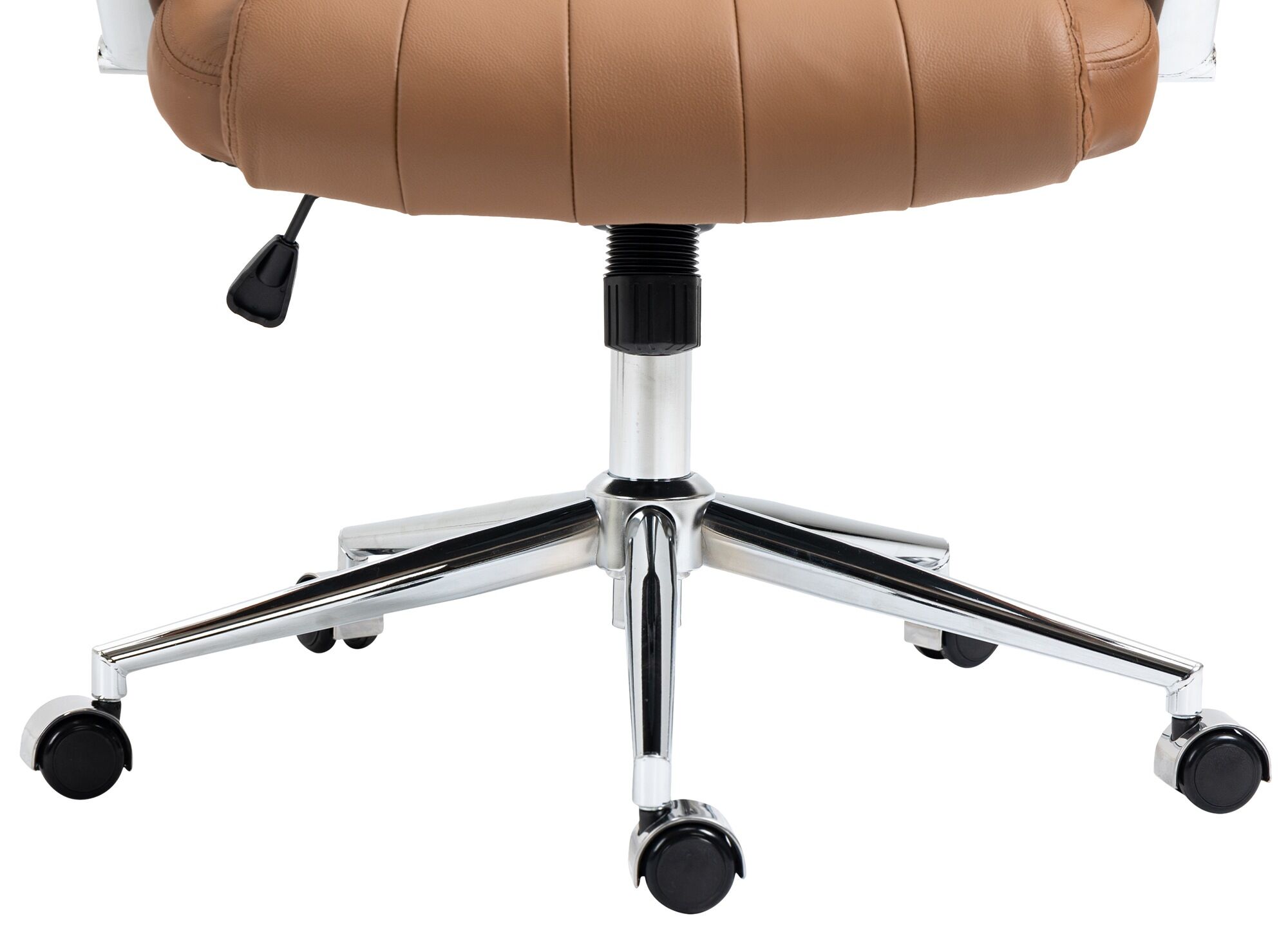 Bürostuhl Wigan Echtleder, hellbraun