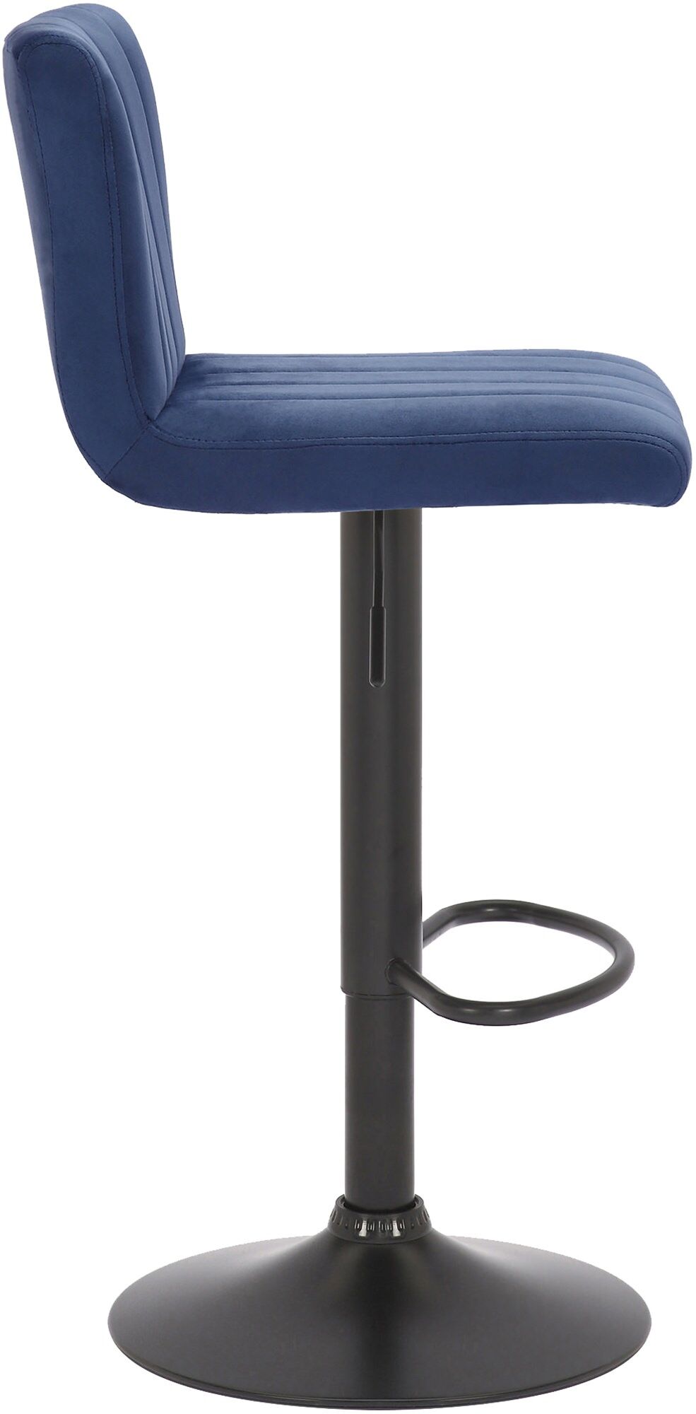Barhocker Jamie Samt, blau