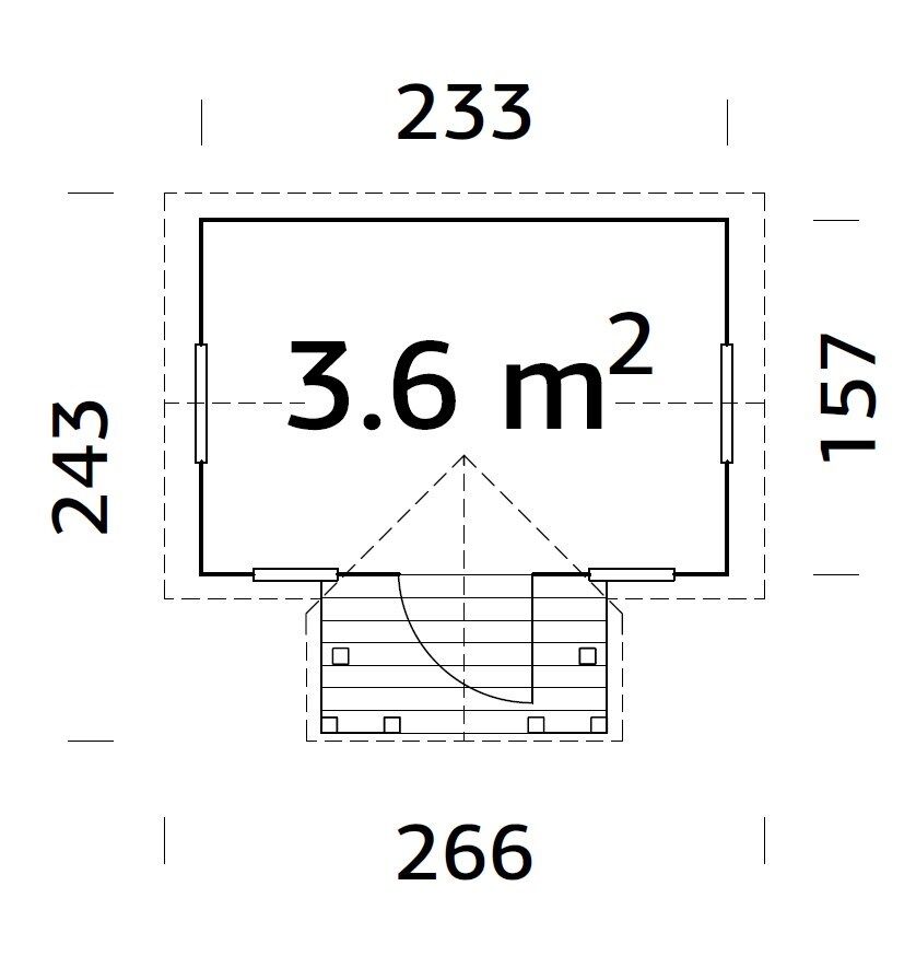 Palmako Kinderspielhaus Jennie 3,6 m²